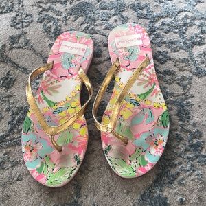Lilly Pulitzer for Target flip flops